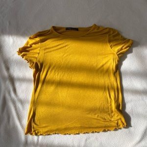 Mustard colored shirt